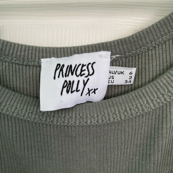 Princess Polly Madelyn Top Green - Picture 4 of 5